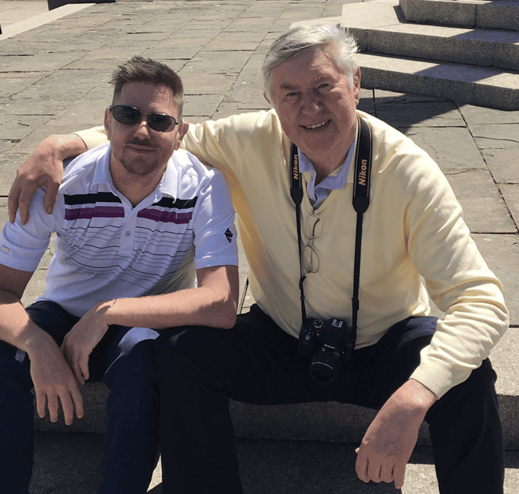 Two grateful fathers who feel a personal debt of gratitude to Leicester’s Hospitals are stepping up to support the Trust by becoming Leicester Hospitals Charity’s first ever Community Champions.