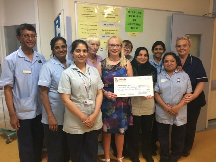 A remarkable family have raised an incredible £1,658 for Ward 29 at the Leicester General Hospital thanks to a charity concert that, sadly, their beloved father did not live to see.