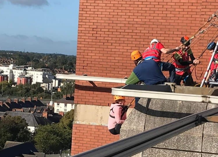 On the weekend 80 people from across Leicester, Leicestershire and Rutland took part in Leicester Hospitals Charity’s The BIG Abseil event and have raised a massive £23,000 so far.