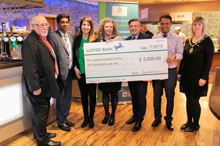 Leicester Hospitals Charity is delighted to have been the first ever beneficiary of The Syed Foundation – a brand new Leicester-based charity that celebrated its official launch last night.