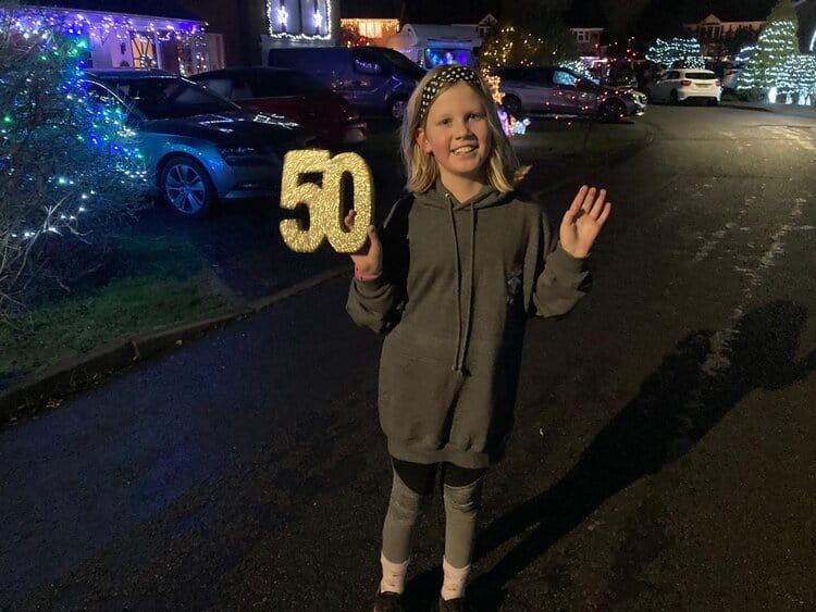 Nine-year-old Alice has raised £1,085 for the Leicester Children’s Hospital Appeal after completing a 50 mile running challenge.