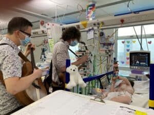 Opus Music playing to patients