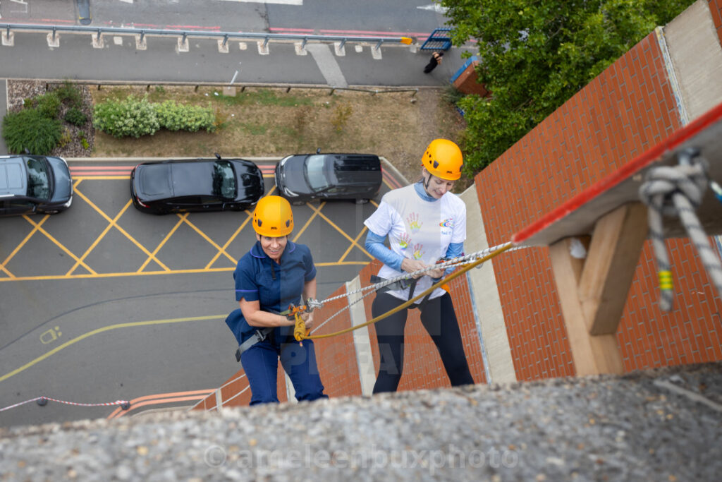 Abseil raises over £16,000 towards improving parent facilities at LRI
