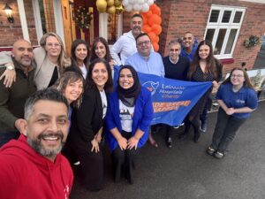 Leicester Hospitals Charity Team with the participants of Boss Break Out 2025